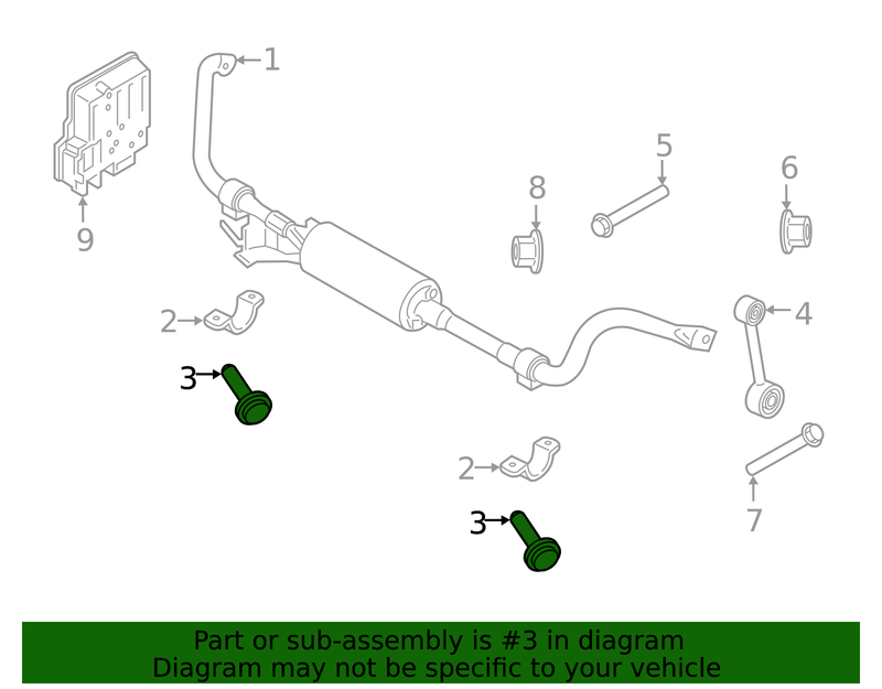Genuine Porsche parts diagram