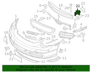 Genuine Porsche parts diagram