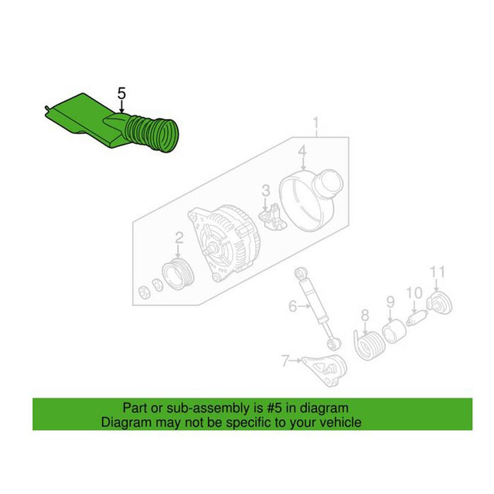 Alternator Cooling Hose