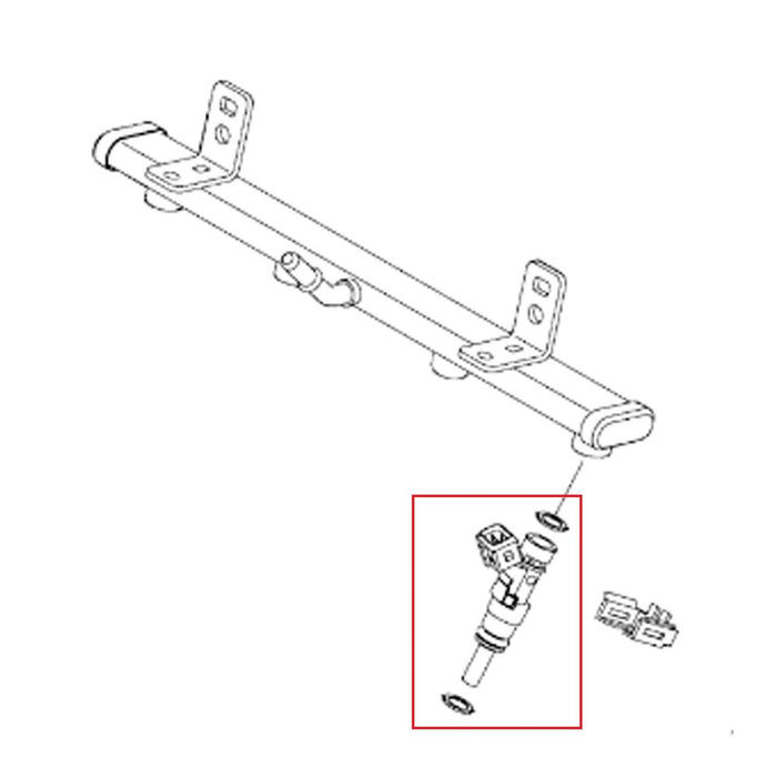 Genuine VW/Audi Fuel Injector 078133551