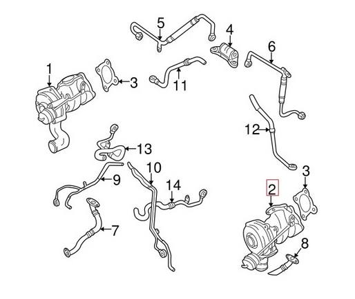 Genuine VW/Audi Turbocharger – Driver Side (Rebuilt) 078145701SX