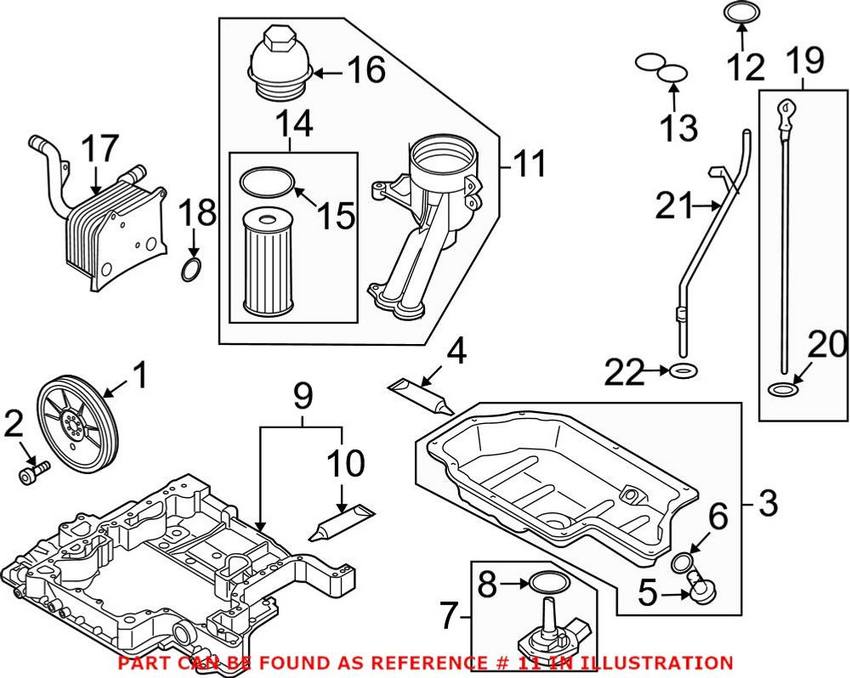 Engine Oil Filter Adapter