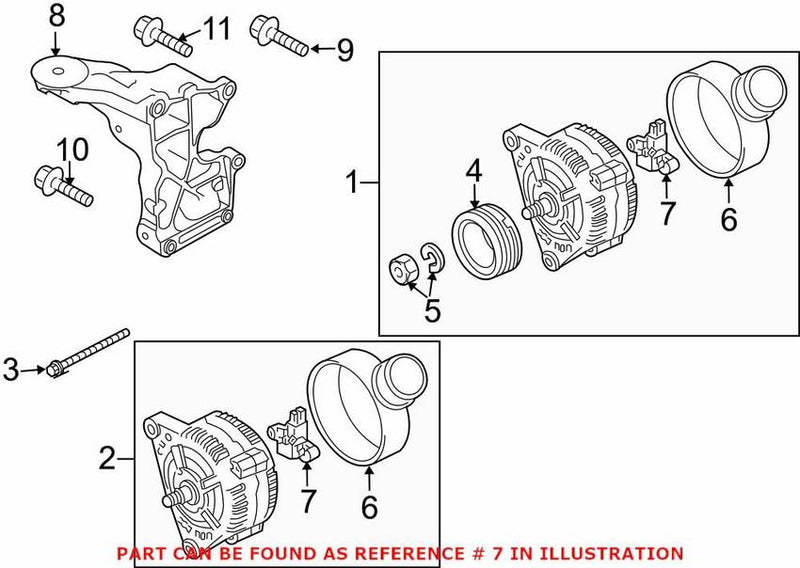 Genuine VW/Audi Voltage Regulator 079903803F