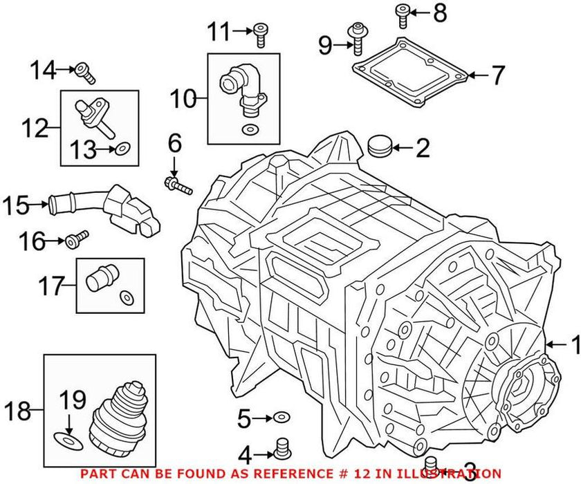 Genuine VW/Audi Engine Coolant Temperature Sensor 079919525M – Genuine VW/Genuine VW/Audi