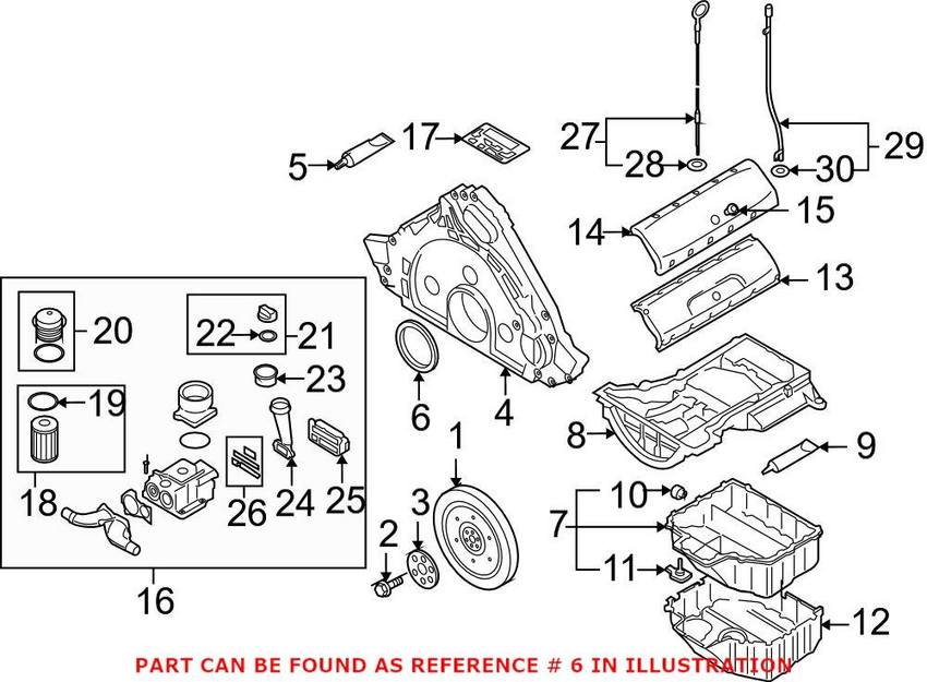 Engine Crankshaft Seal – Front