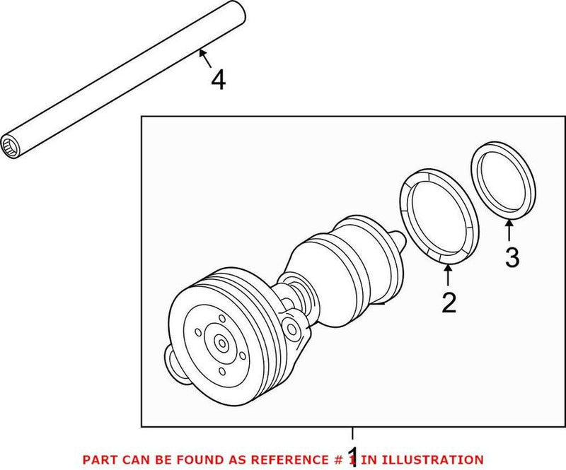 VW Engine Water Pump 07Z121011