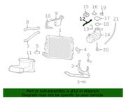Genuine Porsche parts diagram