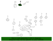 Genuine Porsche parts diagram