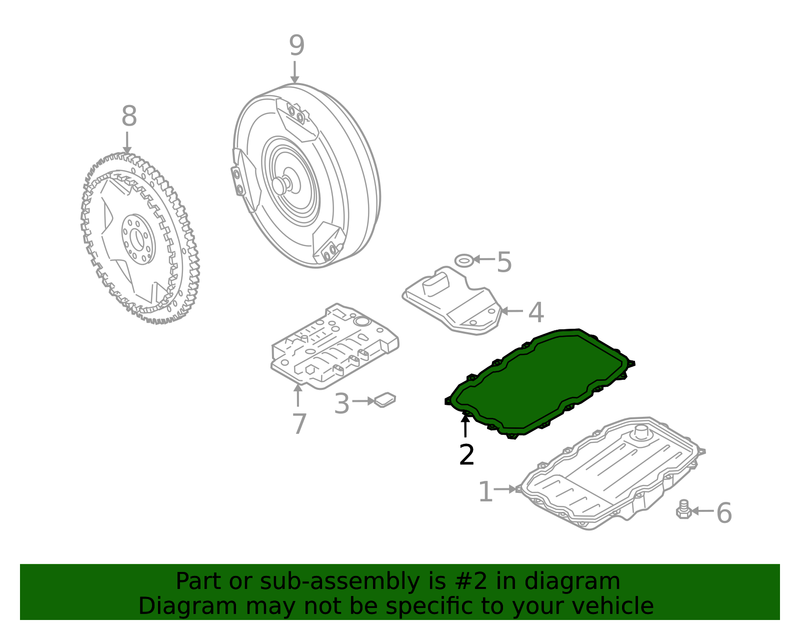 Genuine Porsche parts diagram