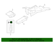 Genuine Porsche parts diagram