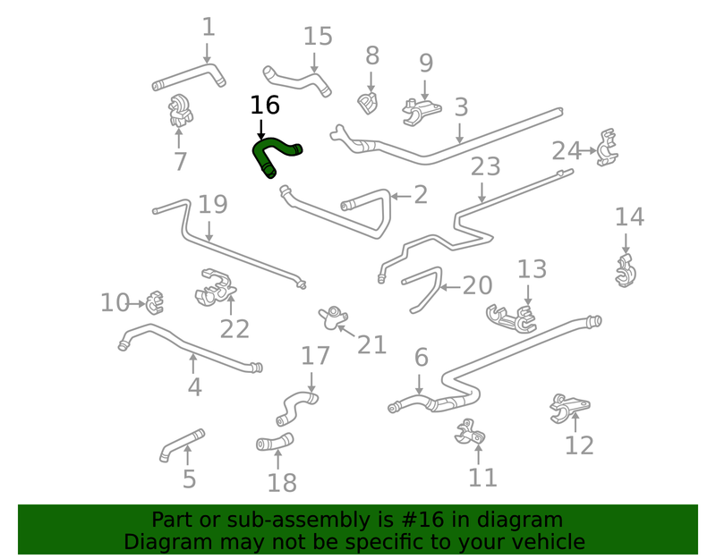 Genuine Porsche parts diagram