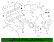 Genuine Porsche parts diagram