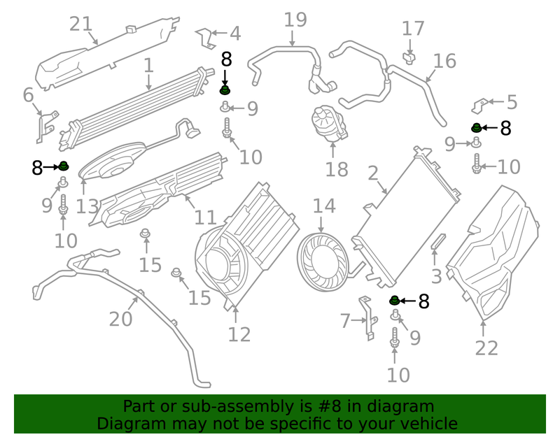 Genuine Porsche parts diagram