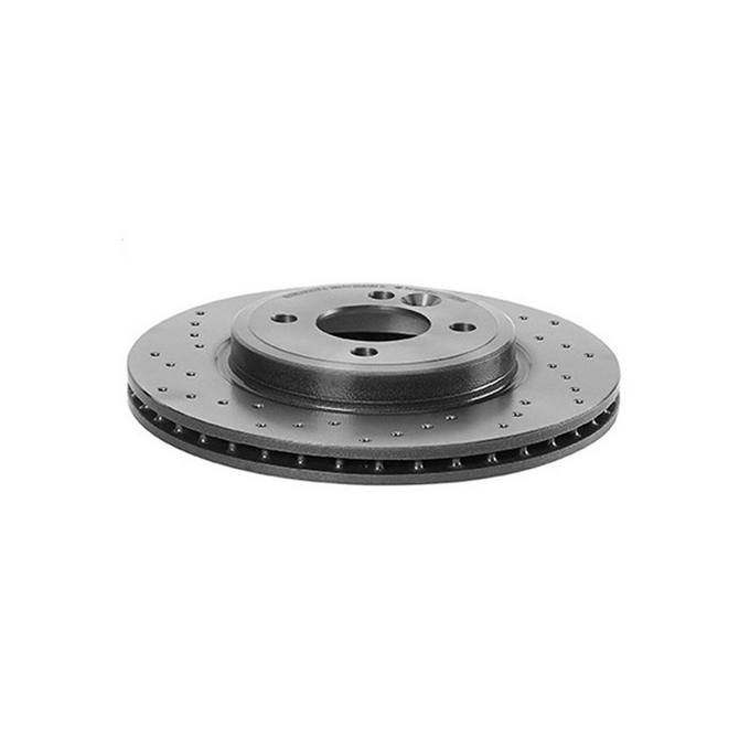 Brembo Front Brake Rotor - Cross Drilled 10.86" (276x22) 09.8655.1X