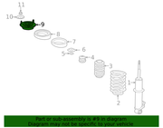Genuine Porsche parts diagram