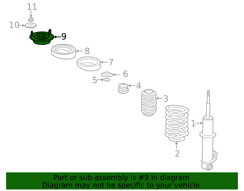Genuine Porsche parts diagram