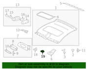 Genuine Porsche parts diagram