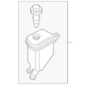 Genuine Porsche parts diagram