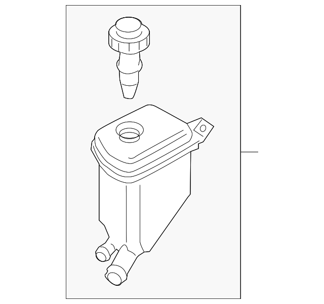 Genuine Porsche parts diagram