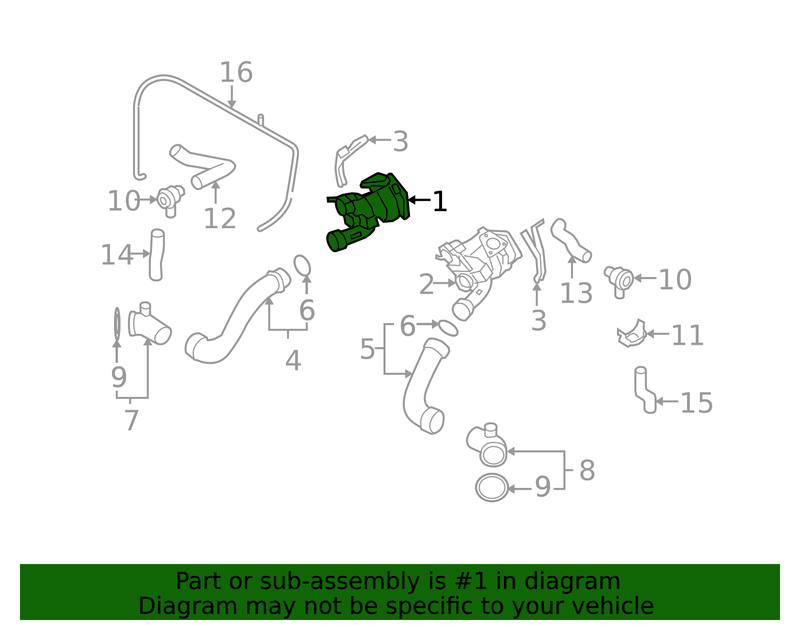 Genuine Porsche parts diagram