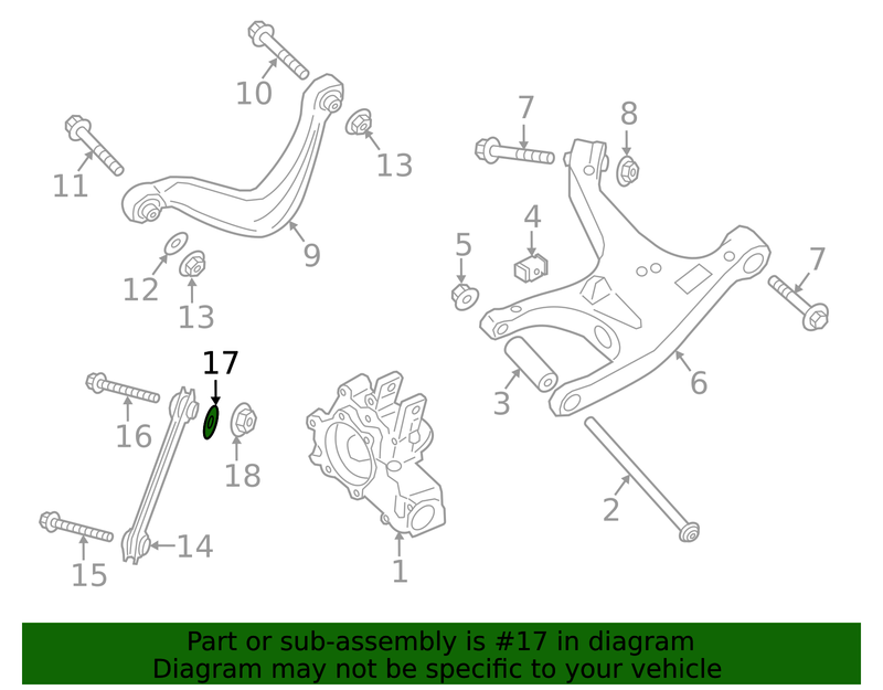 Genuine Porsche parts diagram