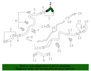 Genuine Porsche parts diagram