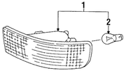 Genuine Porsche parts diagram