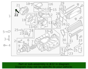 Genuine Porsche parts diagram