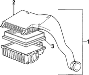 Genuine Porsche parts diagram