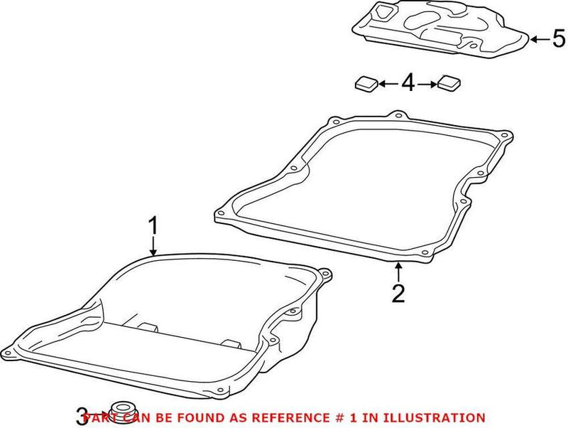 VW Auto Trans Oil Pan 09G321361B