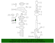 Part can be found as reference #24 in illustration