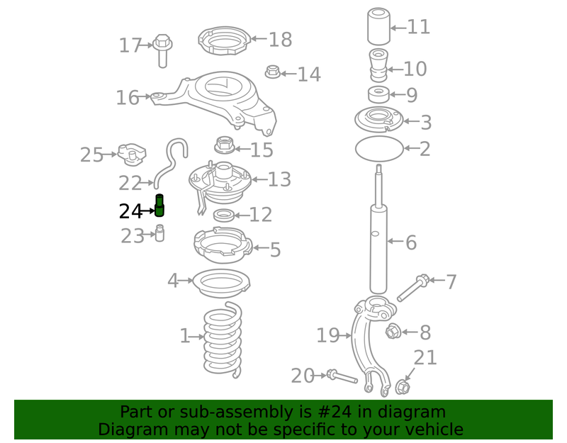 Part can be found as reference #24 in illustration