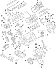 Genuine Porsche parts diagram