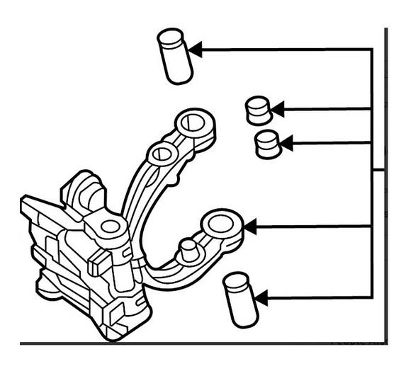 Genuine VW/Audi Exhaust Flange Repair Kit 0B0598082 – Genuine VW/Genuine VW/Audi