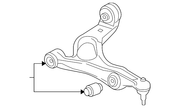 Genuine Porsche parts diagram