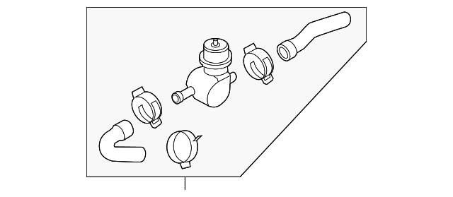 Genuine Porsche parts diagram