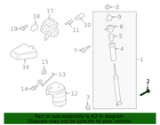 Genuine Porsche parts diagram