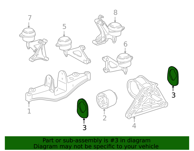 Genuine Porsche parts diagram