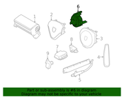 Genuine Porsche parts diagram