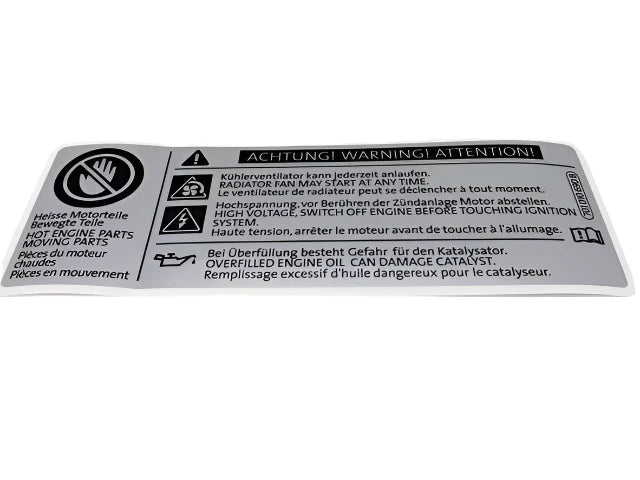 VW Engine Decal 7D0000279B – Genuine VW/Audi