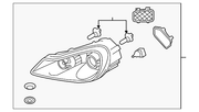 Genuine Porsche parts diagram