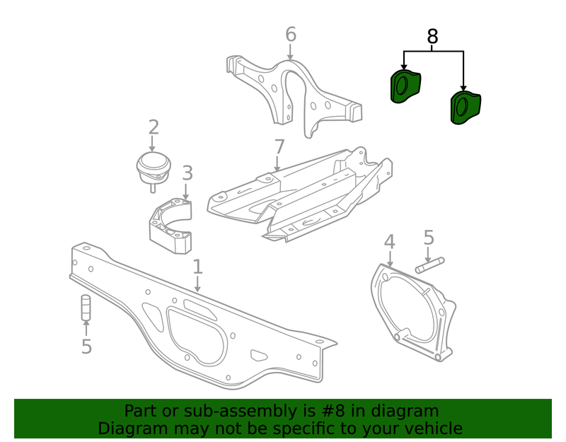 Genuine Porsche parts diagram