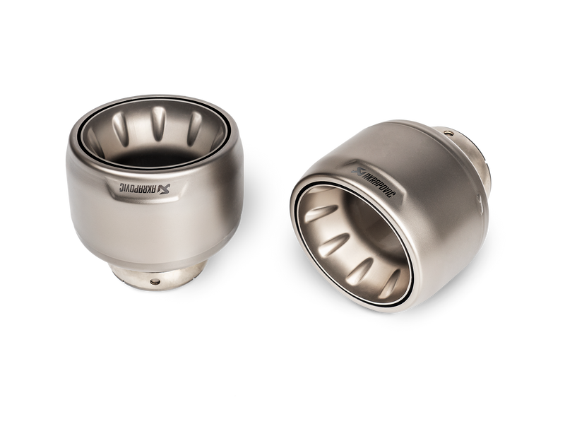 Akrapovic 2020+ Porsche Cayman GT4 (718) Tail Pipe Set (Titanium)