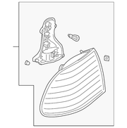 Genuine Porsche parts diagram
