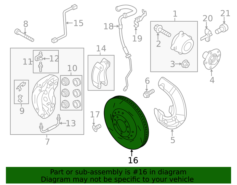 Genuine Porsche parts diagram