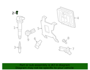 Genuine Porsche parts diagram