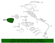 Genuine Porsche parts diagram