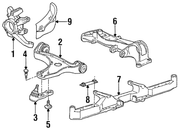 Genuine Porsche parts diagram