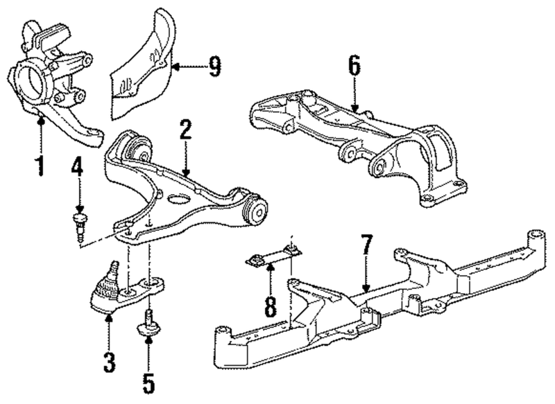 Genuine Porsche parts diagram
