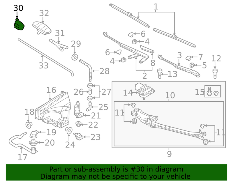 Part can be found as reference #30 in illustration